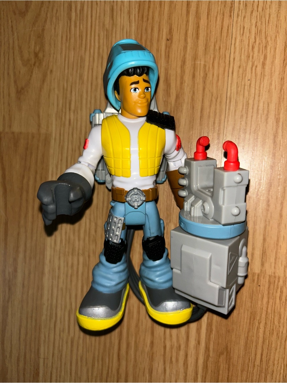 Fisher-Price Rescue Heroes Mechanic Welder Carlos Kitbash 6-inch action figure